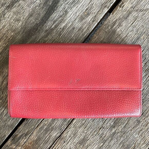 Ann Klein Leather Travel/Document Case aeauC - Picture 1 of 7